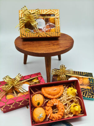 Mixed Mithai Candles Gift Box