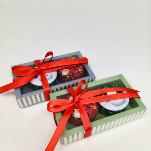 Christmas Candle Duo – Festive Glow 2-Pack